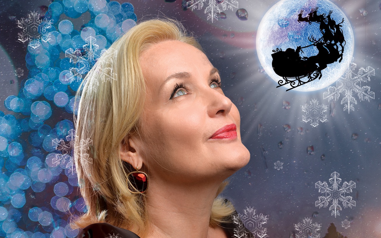 Nicky Gayner in the Unashamedly Christmas publicity image
